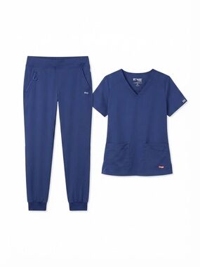 Grey's Anatomy Navy Medical Scrub Top